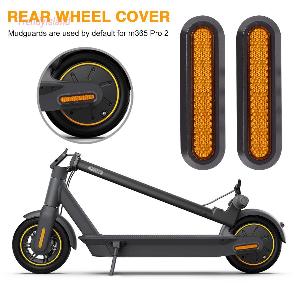 Reflective Protective Shell Rear Wheel Hub Cover Replacement for Xiaomi Mi Electric Scooter Pro 2