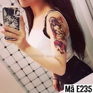 Hình Xăm Dán Cô Gái - Mã E235