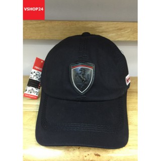 Mũ lưỡi trai nam vnxk ferrari đen 117