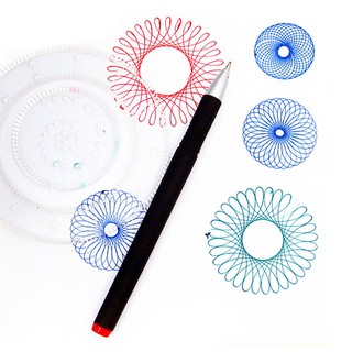 Bộ vẽ Họa tiết Spirograph Ideashop