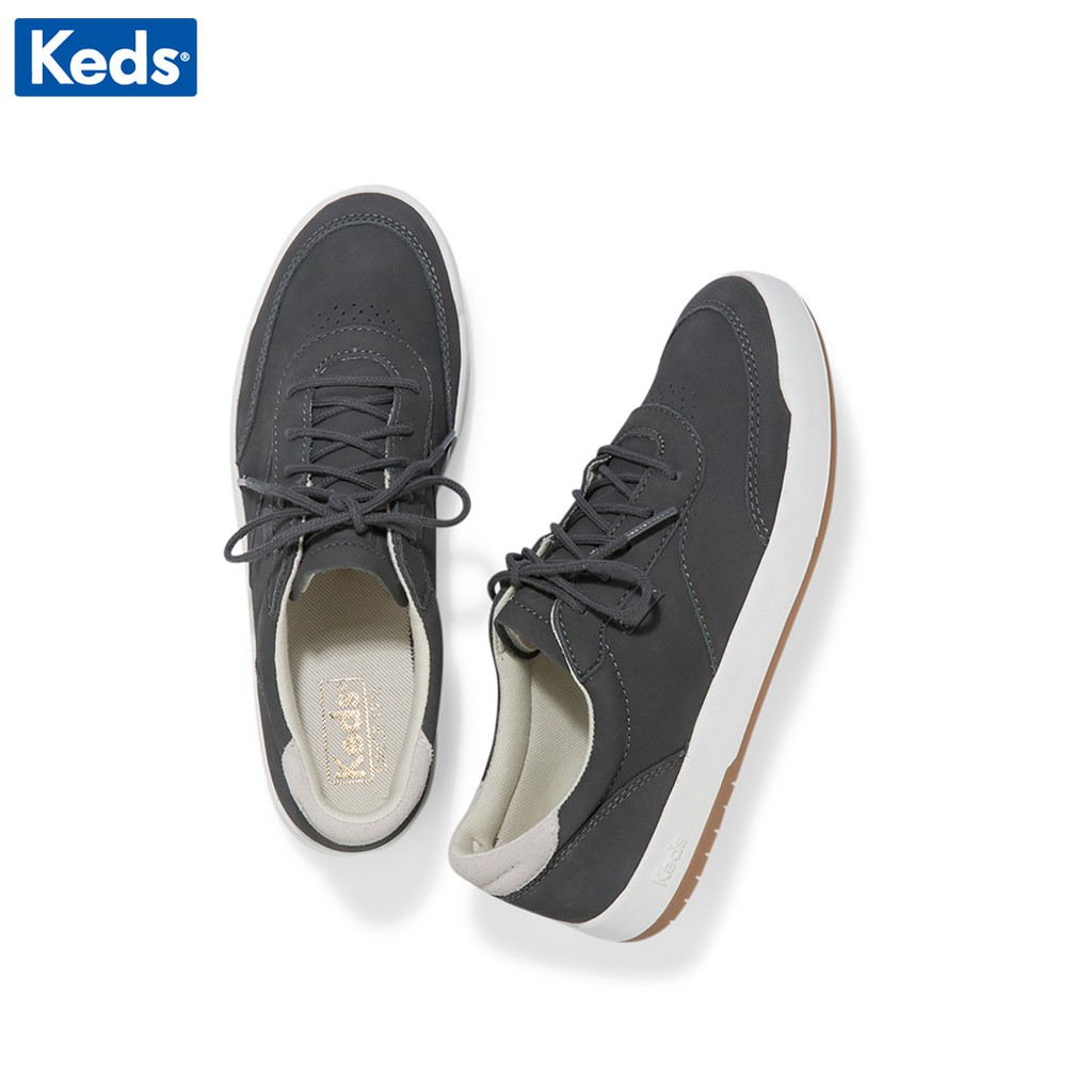 Giày Keds Nữ - Match Point Nubuck Dark Gray - KD059015