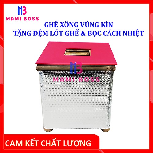 GHẾ XÔNG - HƠ VÙNG KÍN CHO MẸ SAU SINH VÀ PHỤ NỮ MAMI BOSS- TẶNG ĐỆM LÓT GHẾ VÀ BỌC CÁCH NHIỆT