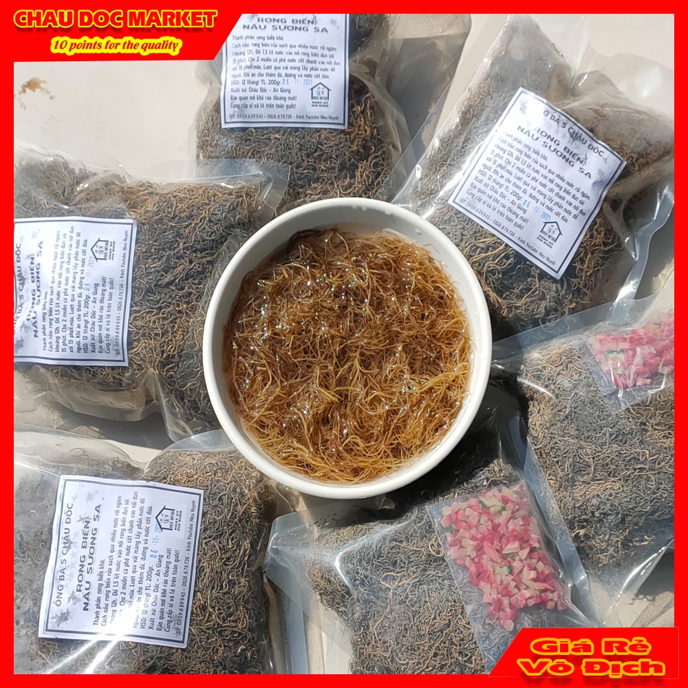 Rong Biển Nấu Sương Sa 200gr Ăn Mát, Sản Phẩm Thiên Nhiên Tốt Cho Sức Khỏe