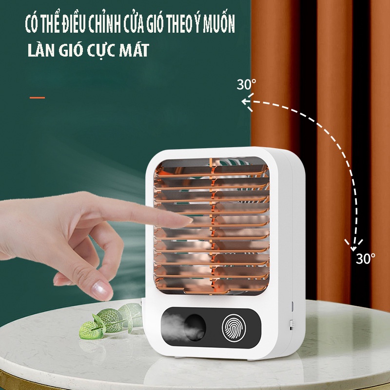 Quạt điều hòa hơi nước Làm Lạnh Không Khí nano 2022, Công Nghệ Nhật Bản, Tiết Kiệm Điện Năng