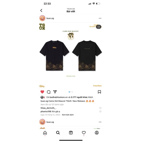 Pas local brand áo tsun