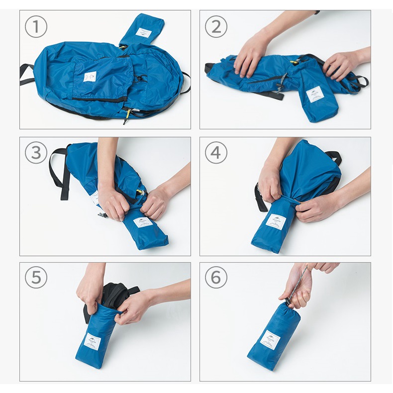 Balo xếp gọn siêu nhẹ Naturehike 22L NH17A017-B Du lịch Dã ngoại