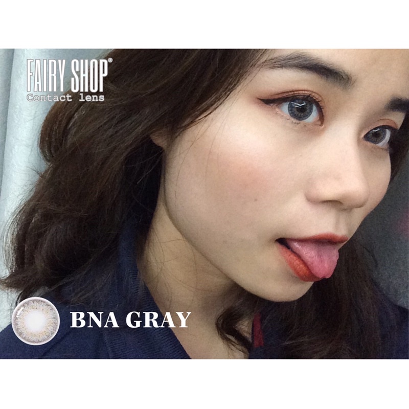 Áp Tròng BNA GRAY 14.0 - Kính Áp Tròng FAIRY SHOP CONTACT LENS độ 0 đến 8