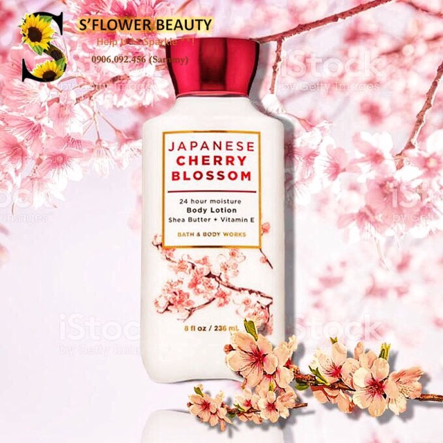 2020 🌸 Japanese Cherry Blossom | Bộ Sản Phẩm Tắm - Lotion - Xịt Thơm Toàn Thân Bath & Body Works