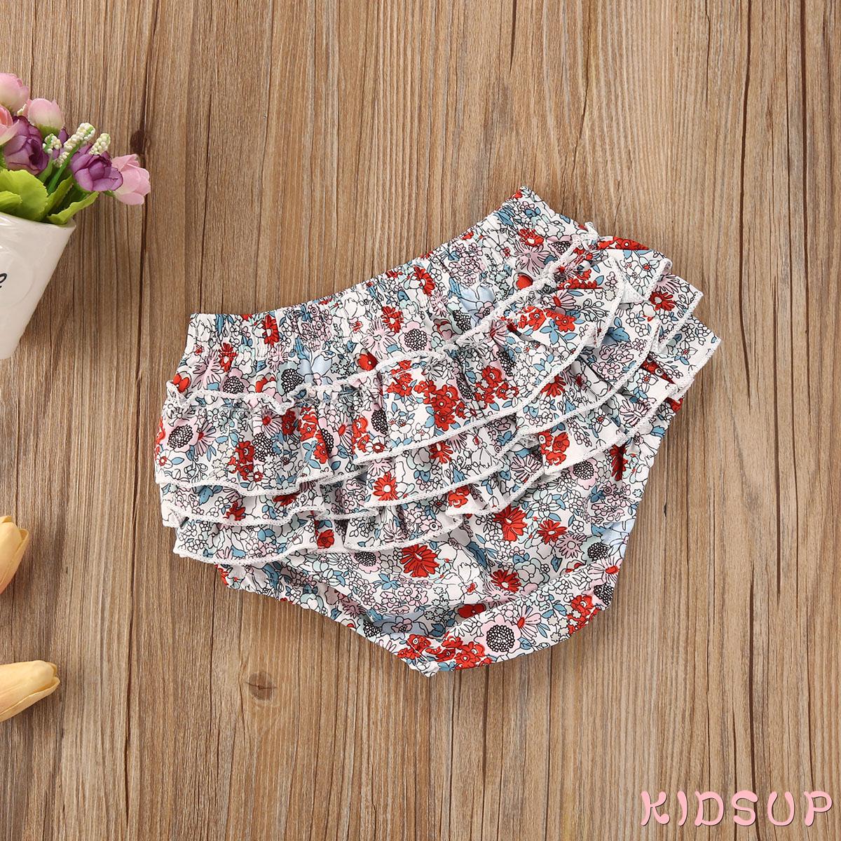 Quần Short Cotton Hình Tam Giác Có Thể Gấp Lại Dành Cho Bé Trai Bé Gái Sơ Sinh