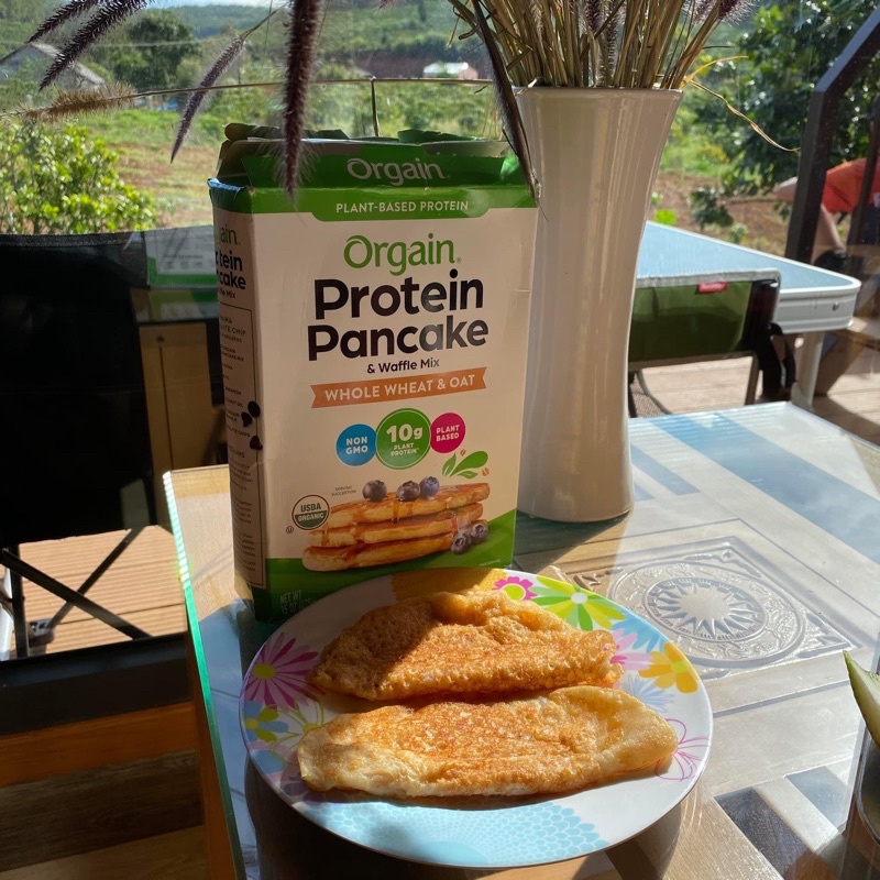 Bột protein hữu cơ Orgain Organic  làm bánh pha sữa