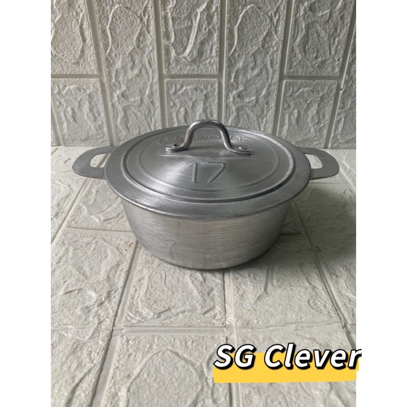 Nồi gang miên 17cm gang nguyên chất 100%