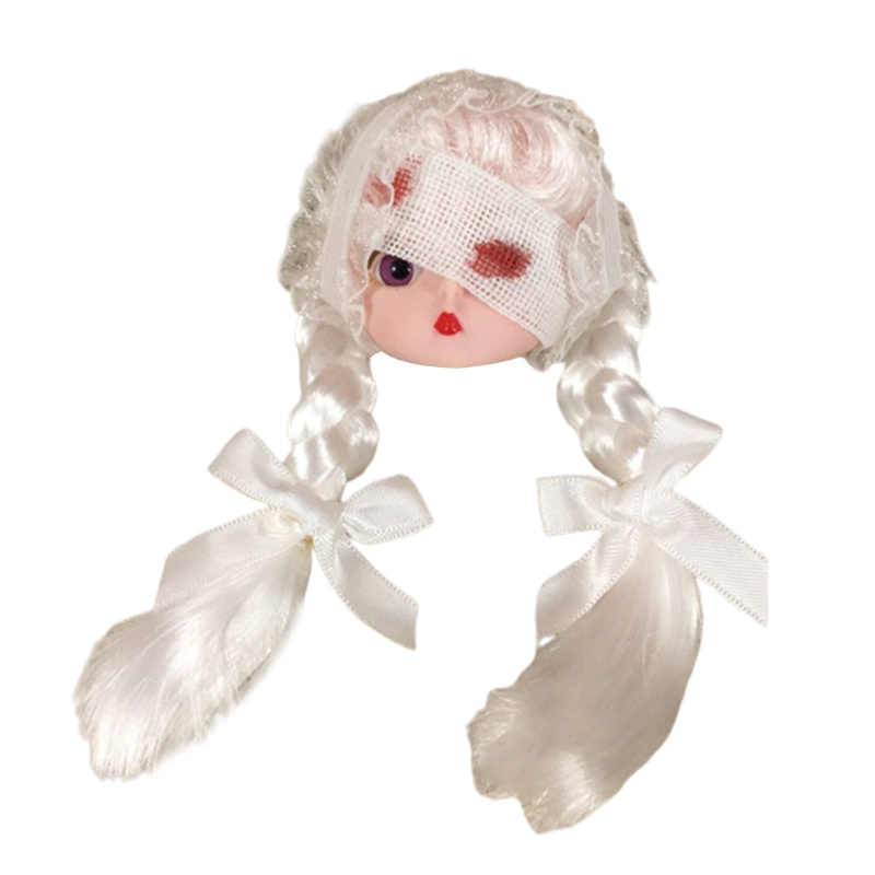 Kẹp Tóc Dài Đính Nơ Xinh Xắn Cho Búp Bê