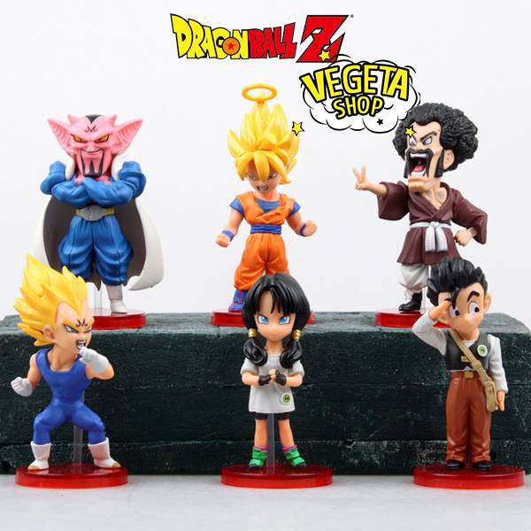 Mô hình Dragon Ball - Set WCF Gohan Videl Satan Goku Majin Vegeta Dabura - Episode of Boo Vol.1 - Cao 8cm - Fullbox