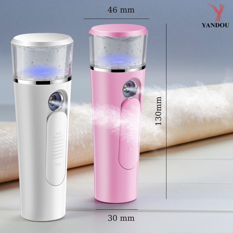 [Mã LTBAUAB15 giảm 7% đơn 99K] Máy phun sương Nano Yandou TL701 dưỡng ẩm da mặt kèm cáp sạc USB