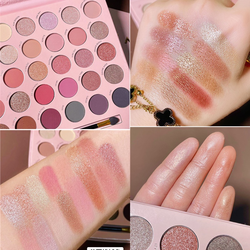 Bảng Phấn Mắt ERSHIQI 30 Màu Kháng Nước Lâu Trôi Chất Lượng Cao