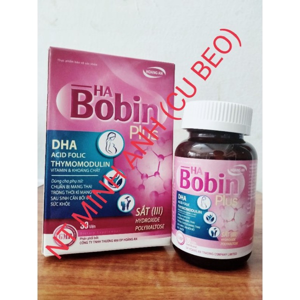 Bổ bầu Bobin Plus- HÀNG CHÍNH HÃNG- Bổ sung DHA,EPA, Vitamin và Khoáng chất