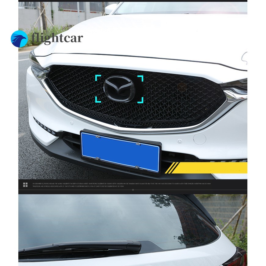 Logo Màu Đen Bóng Trang Trí Xe Hơi Mazda CX-5 Chất Lượng Cao