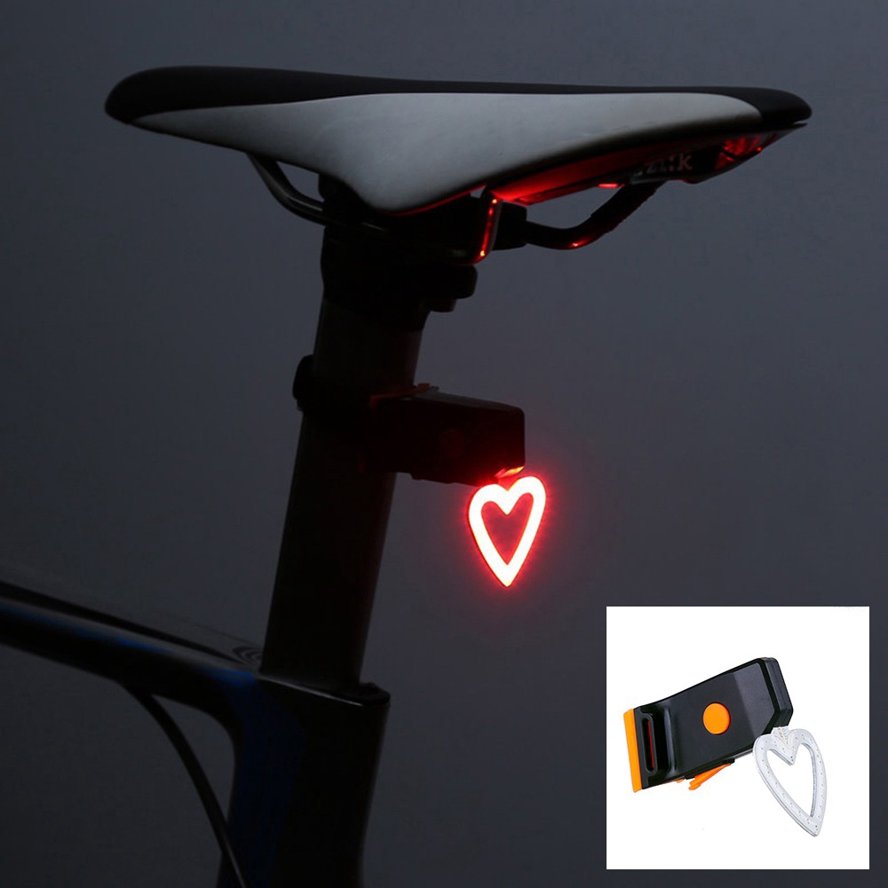 Đèn Led Sạc USB Gắn Yên Sau Xe Đạp Leo Núi