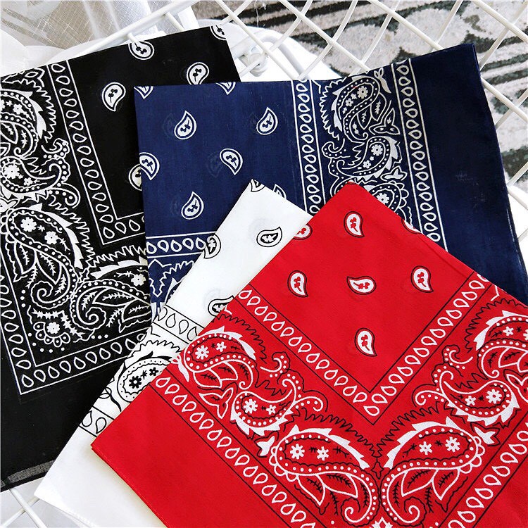 Khăn bandana Khăn turban cotton hiphop size 53*53cm