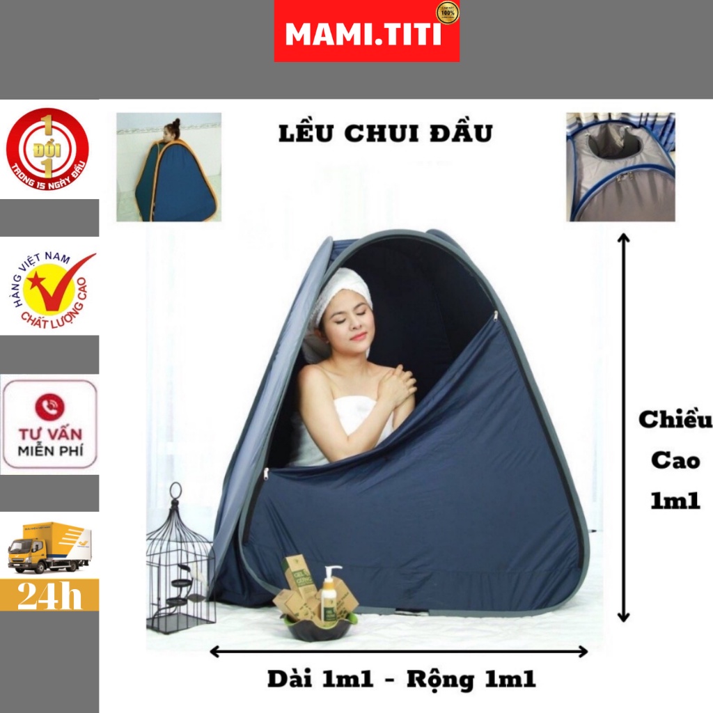 lều xông hơi, LỀU XÔNG HƠI TỰ BUNG - MAMI.TITI