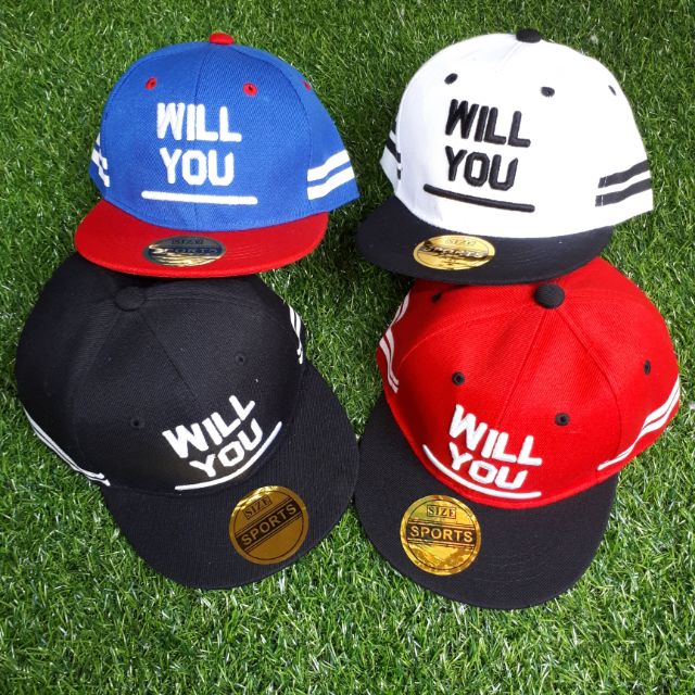 Mũ lưỡi trai Will You.