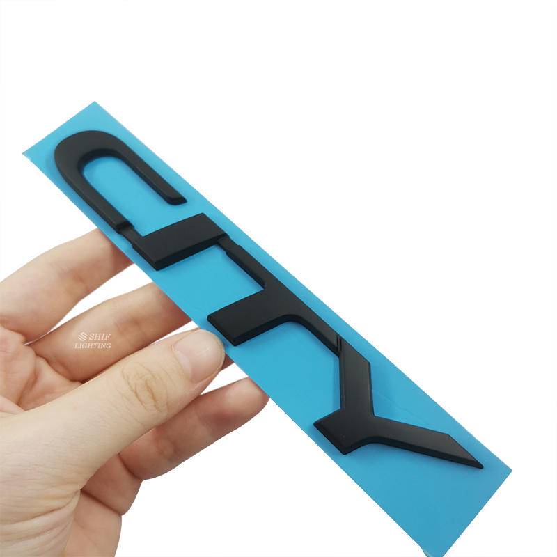 Miếng dán trang trí đuôi xe hơi Honda họa tiết chữ City màu crom / đen độc đáo