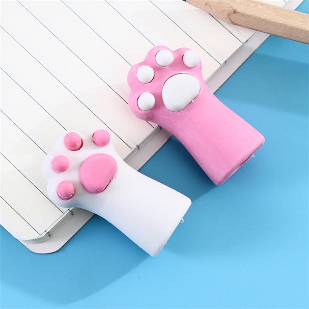 Gôm Tẩy Hình Bàn Chân Mèo Màu Hồng Dễ Thương
