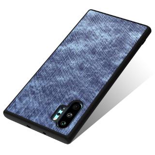 For Samsung Galaxy Note 10 Case Luxury Soft TPU edge+Cloth texture protective Back Cover Case