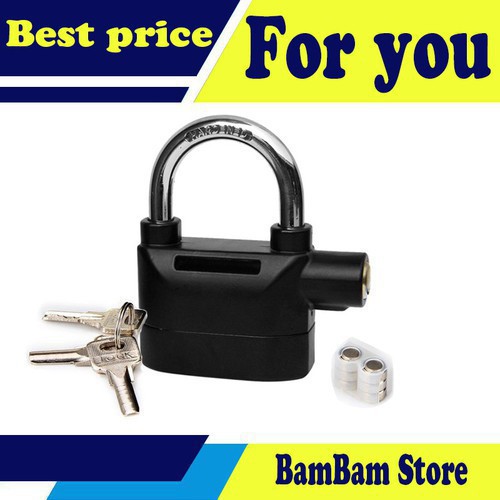 Ổ Khóa Chống Trộm Cướp Xe Máy Alarm Lock Có Còi Báo Động giá si