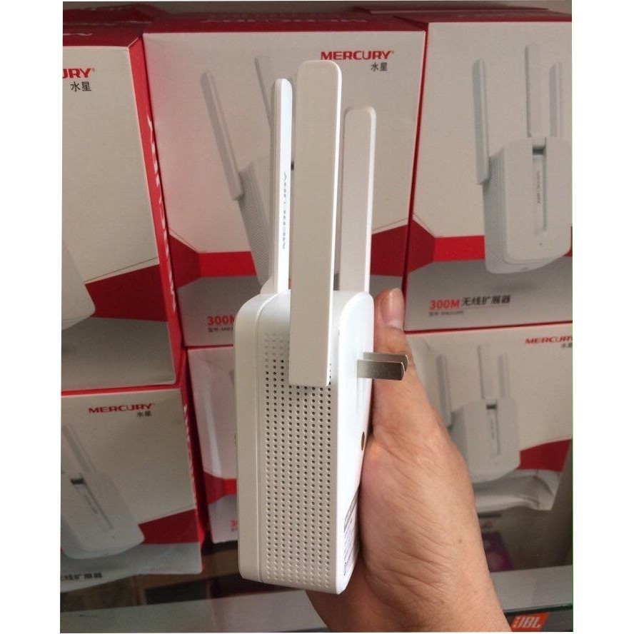 Kích sóng Wifi Mercury Repeater MW310RE 3 Anten - xuyên tường | BigBuy360 - bigbuy360.vn