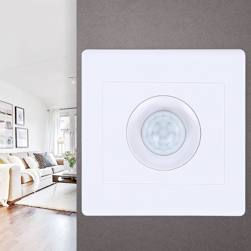 Thiết bị chống trộm, Thiết bị cảm biến hồng ngoại chống trộm, Cảm biến hồng ngoại chống trộm âm tường Thiết Kế Nho GỌn,