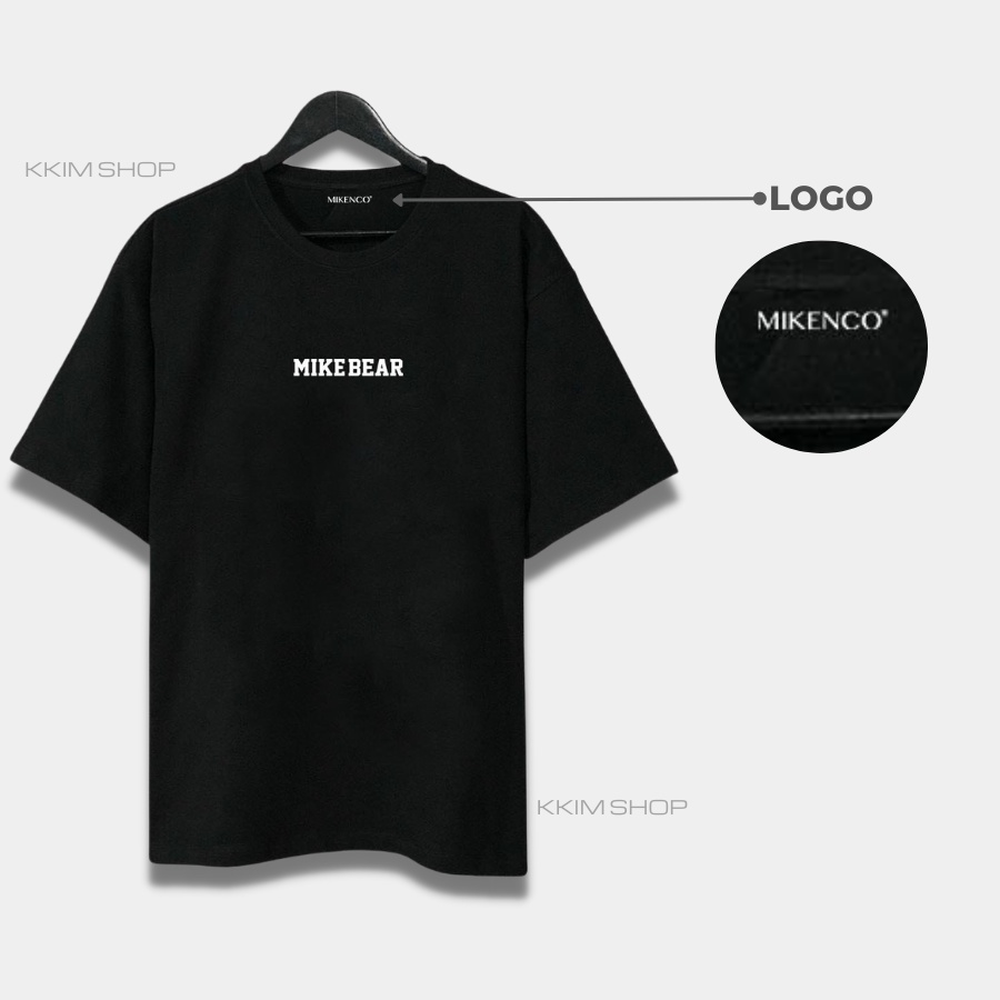 Áo Thun Tay Lỡ MIKENCO MIKEBEAR, áo phông unisex Form rộng oversize, chất liệu Cotton. KKIM Shop