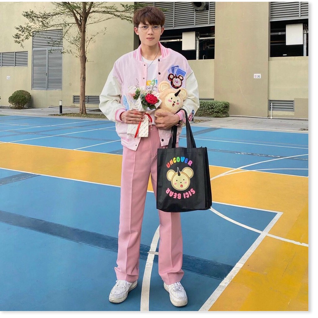 ÁO KHOÁC NHUNG BOMBER NAM NỮ,THIẾT KẾ HỌA TIẾT SIÊU NGẦU  THỜI TRANG KME.STORE