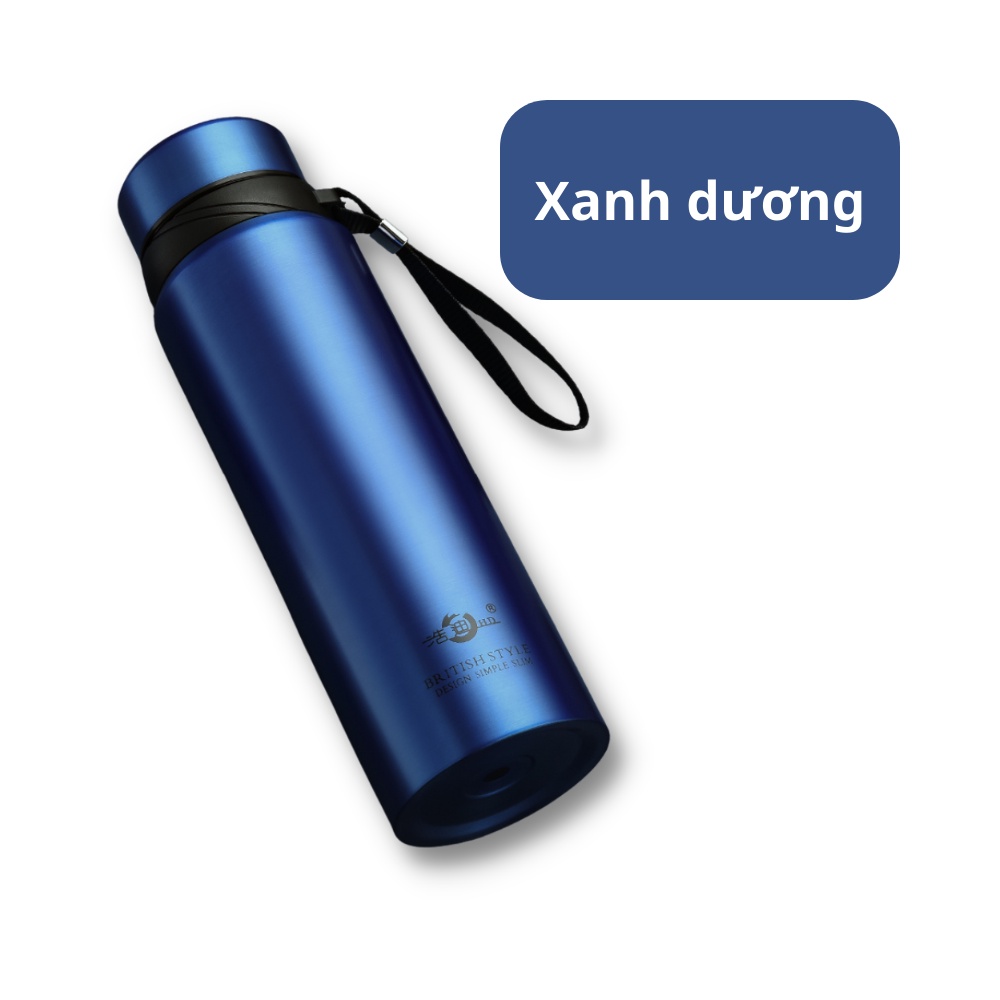 Bình giữ nhiệt 1000ml đẹp INOX 304 cao cấp, bình đựng nước giữ nhiệt thể thao Boom Store