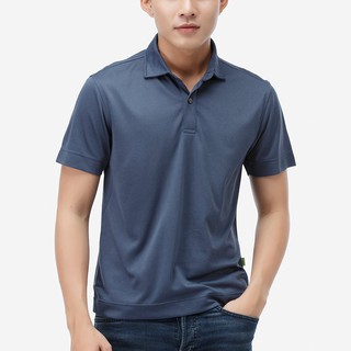 Áo thun polo nam milvus màu xanh brp004mbl34