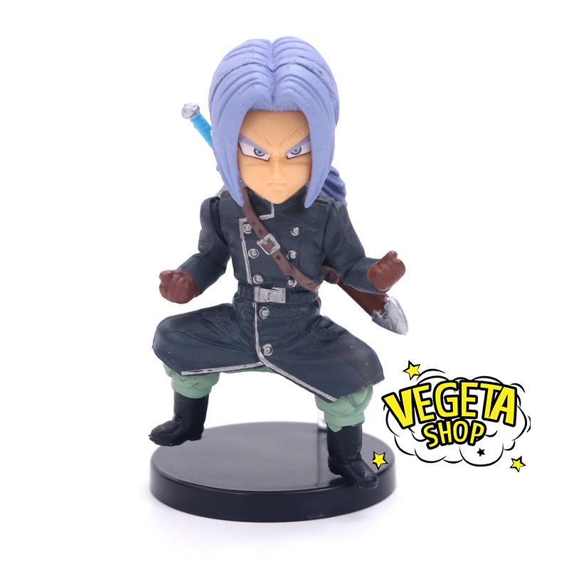 Mô hình Dragon Ball Heroes - Set 6 nhân vật Beat Note Future Trunks Jaco Bardock Towa - WCF Super Heroes - Cao 8cm