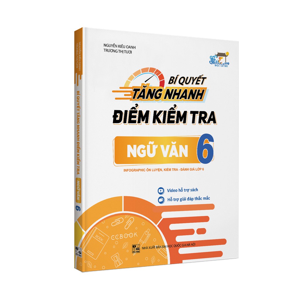 Sách Bí quyết tăng nhanh điểm kiểm tra Ngữ văn 6