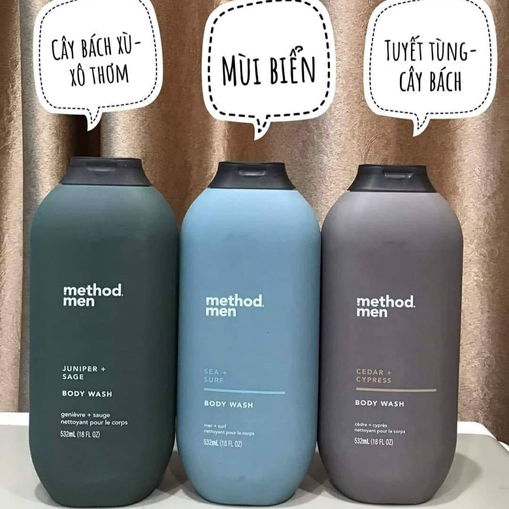 Sữa tắm Method Men 532ml cho nam - Úc
