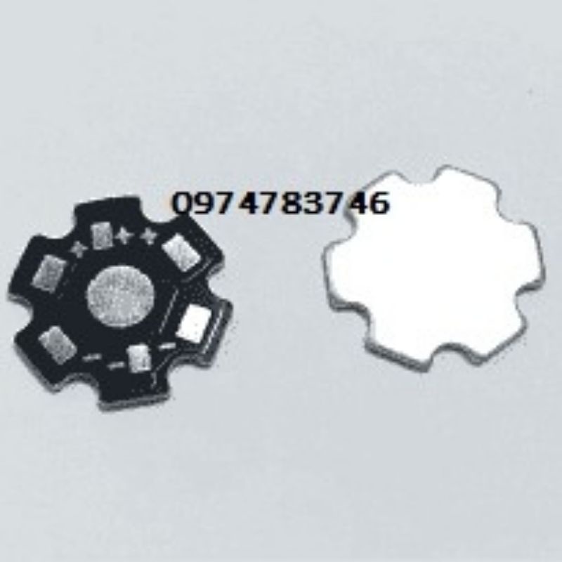 Đế Tản Nhiệt Cho Led 1W  3W  5W  (1đế /5 đế)