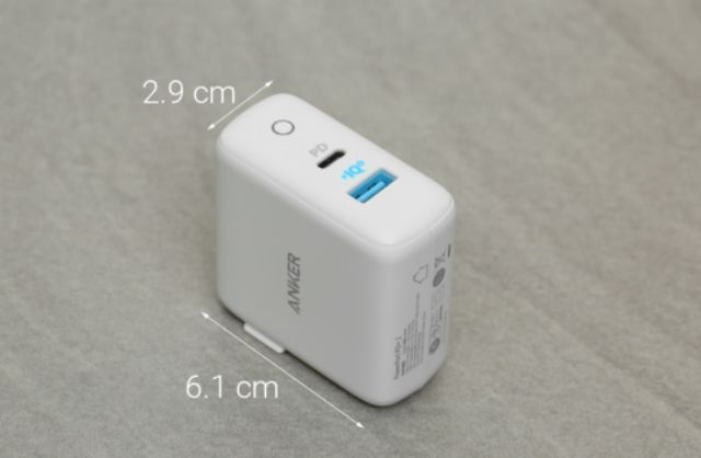 Củ sạc nhanh Anker powerport 2+ PD 35W a2636 33w a2626 Type C + USB
