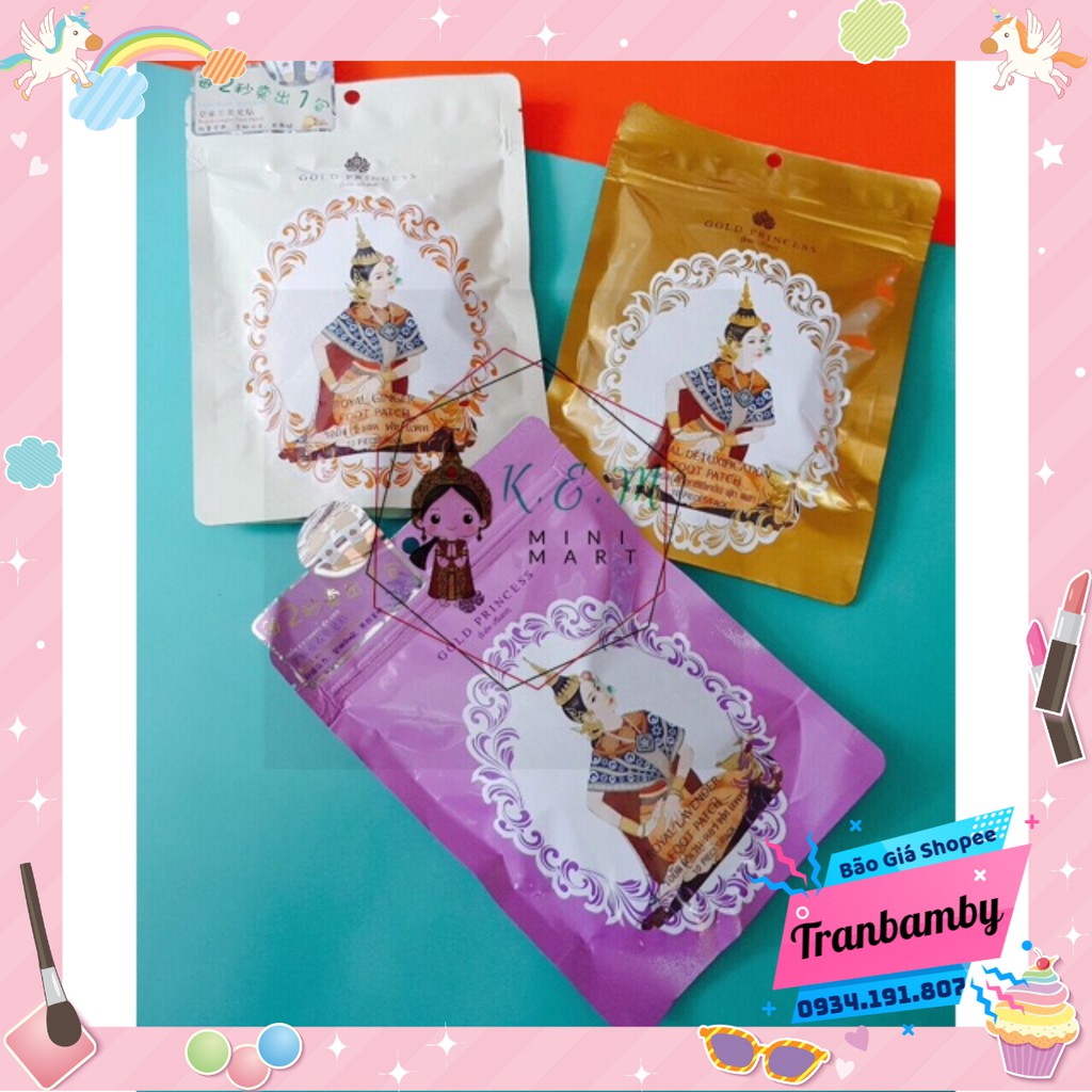 MIẾNG DÁN THẢI ĐỘC GAN GOLD PRINCESS ROYAL THÁI LAN