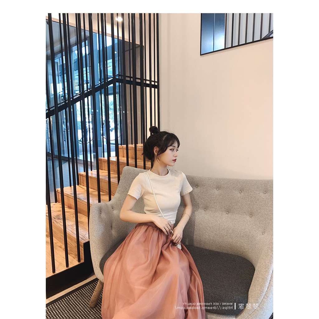 Set Váy Hai Món ⚡️ẢNH THẬT⚡️ Set Váy Cotton, Gồm Áo Và Chân Váy Xòe Cực Xinh | BigBuy360 - bigbuy360.vn