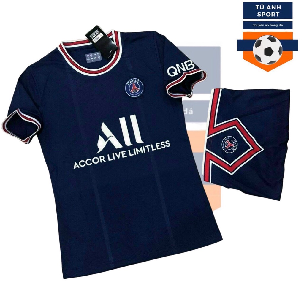 Bộ Quần Áo Bóng Đá PSG Hàng Mè Thái Đẹp