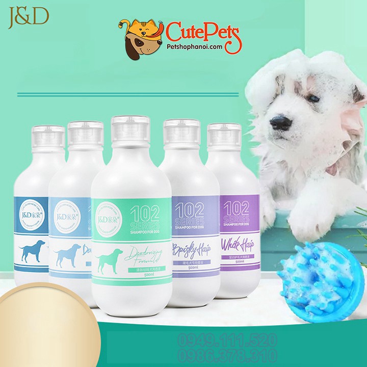 Sữa tắm Khử mùi hôi cho chó mèo Joyce & Dolls 102 500ml Deodorizing dầu tắm chó mèo - CutePets