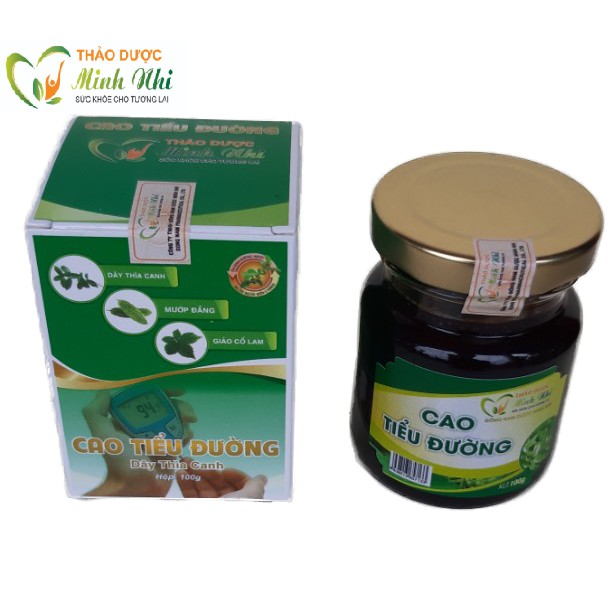 Cao tiểu đường- dây thìa canh Minh Nhi lọ 100gr