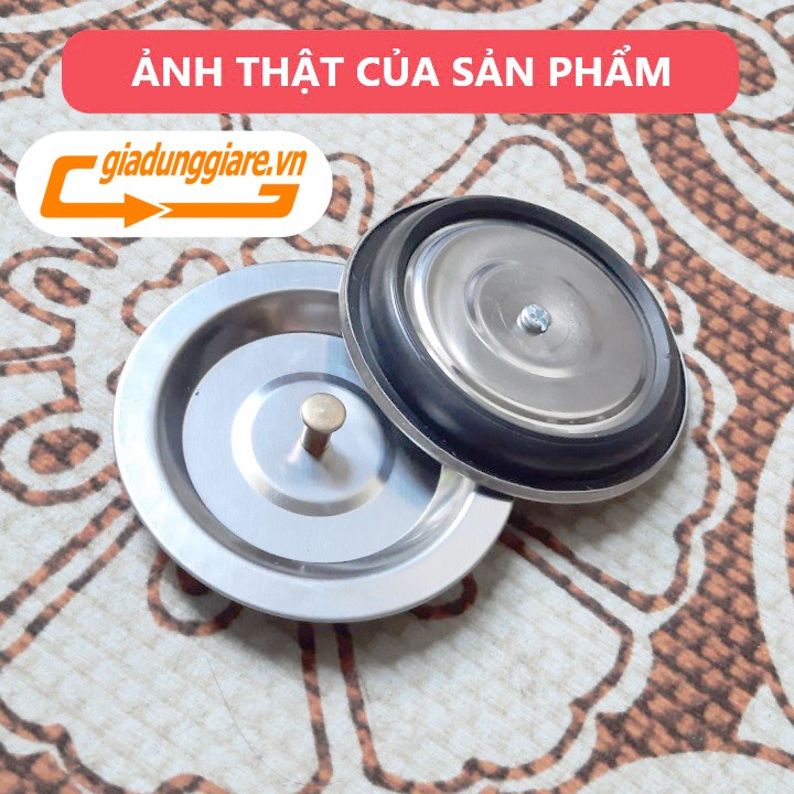 Nắp đậy lỗ thoát nước BỒN RỬA CHÉN BÁT ngăn nước xả nước tiện lợi chất liệu INOX không gỉ sét - giadunggiare.vn