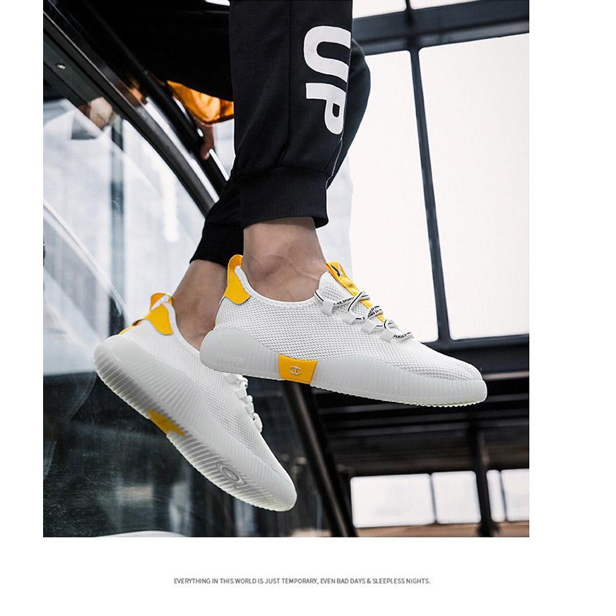 Giày sneaker nam thân vải trắng TL783 Shop Thành Long chuyên giày nam