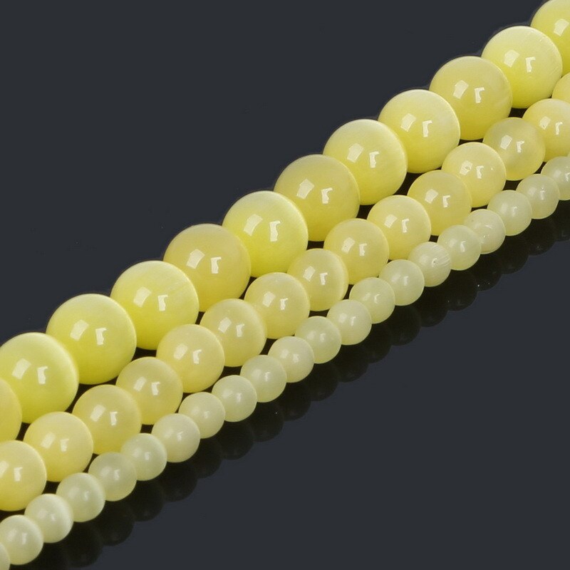 [Mã FAMAYFA giảm 10K đơn 50K] Chuỗi Hạt Đá Mắt Mèo Tự Nhiên 4-12mm Làm Trang Sức | BigBuy360 - bigbuy360.vn