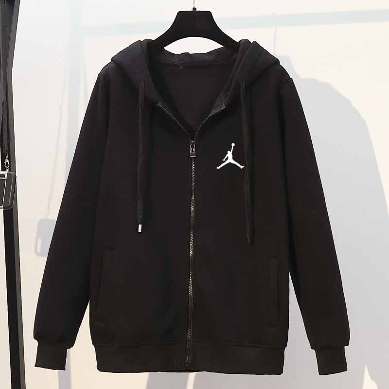 ❤️ SIÊU HÓT ❤️ Áo Khoác Unisex Nam Nữ Khóa Kéo Jacket In Logo Form Rộng có nón chống nắng túi to nam nữ mẫu mới