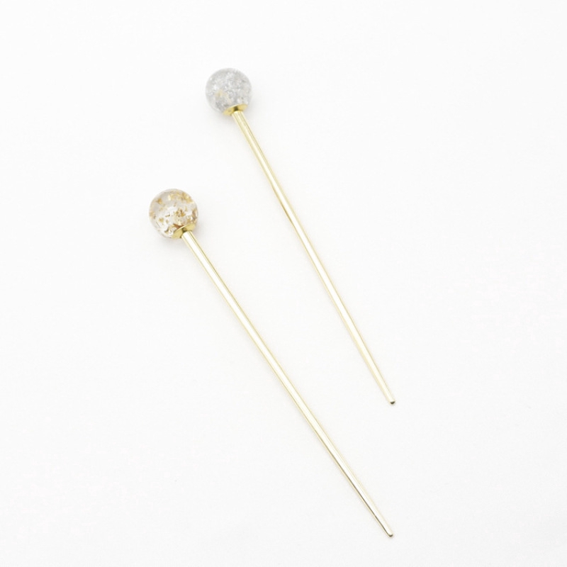 Trâm cài tóc màu vàng / bạc thanh lịch hợp thời trang